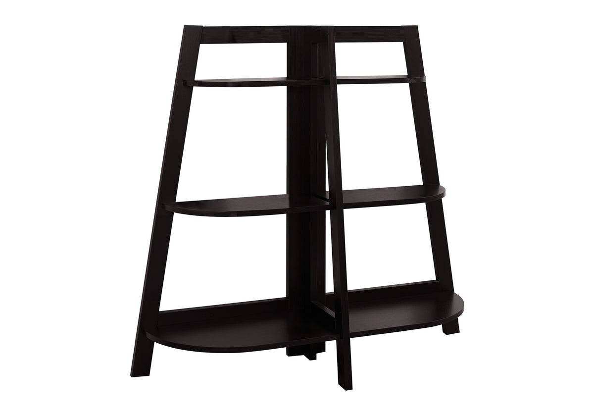 Bookcase 48"H Espresso 6-Shelf Etagere-Bookcases-DECOROLALA