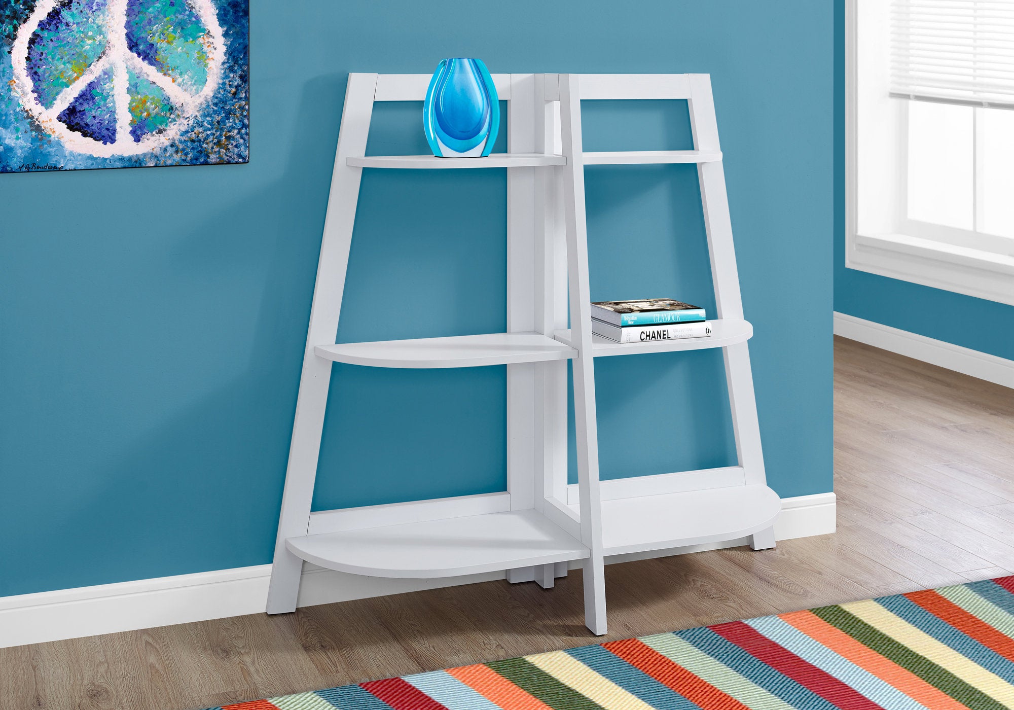 Bookcase 48"H Espresso 6-Shelf Etagere-Bookshelf-DECOROLALA