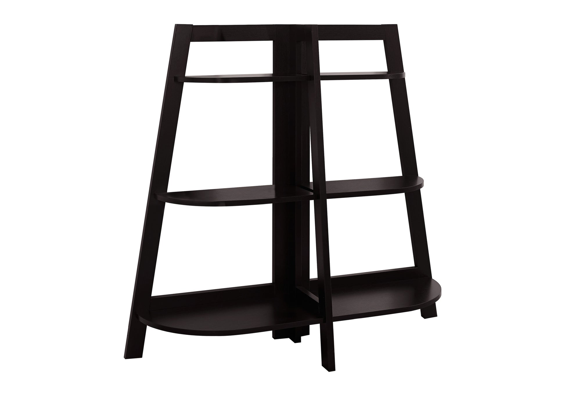 Bookcase 48"H Espresso 6-Shelf Etagere-Bookshelf-DECOROLALA