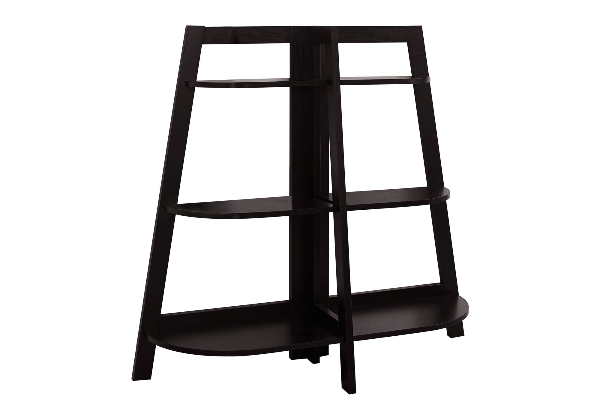 Bookcase 48"H Espresso 6-Shelf Etagere-Bookshelf-DECOROLALA
