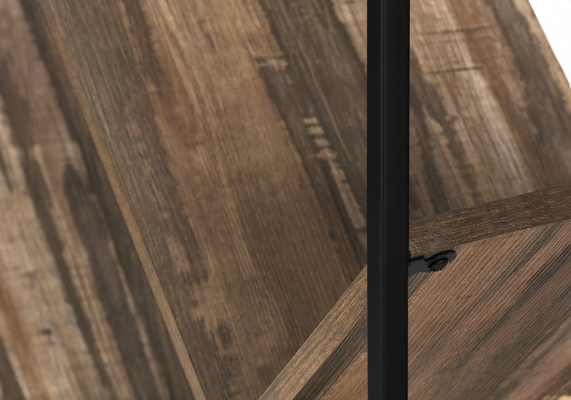 Bookcase - 60"H / Grey / Black Metal-Bookshelf-DECOROLALA