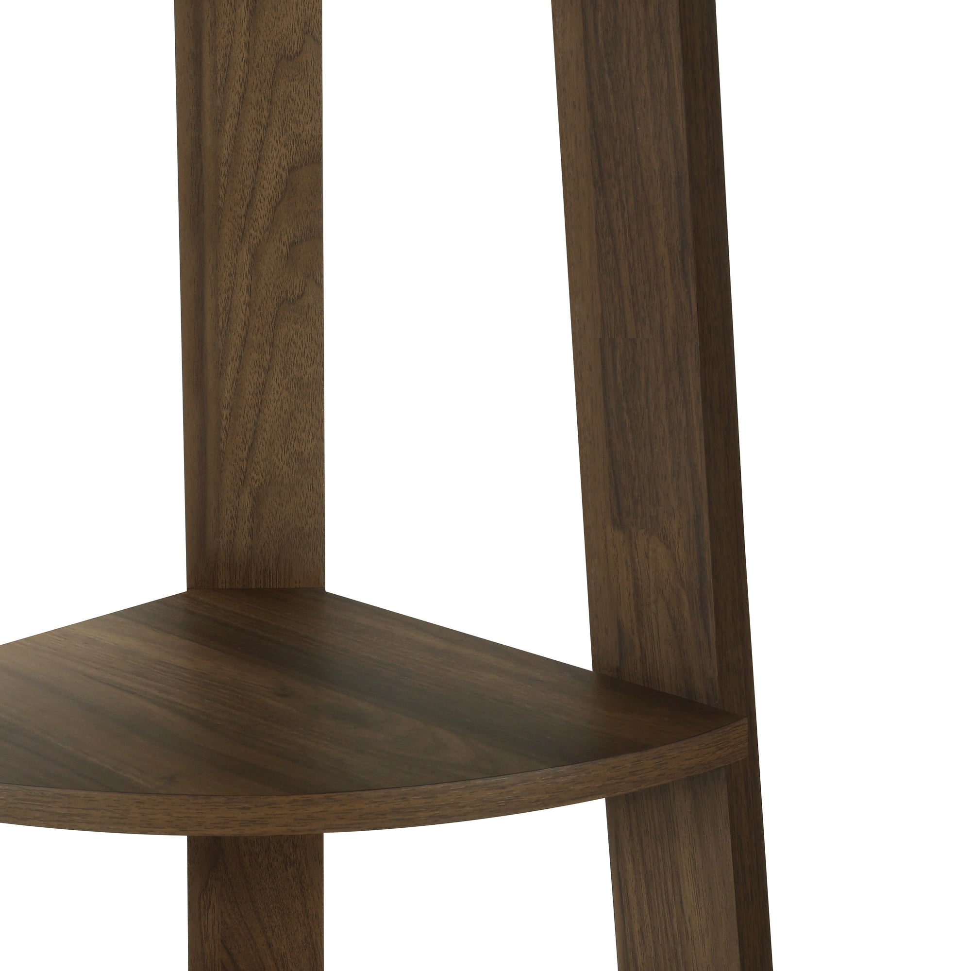 Bookcase - 72""H / Industrial Grey Corner Accent Etagere-Bookshelf-DECOROLALA