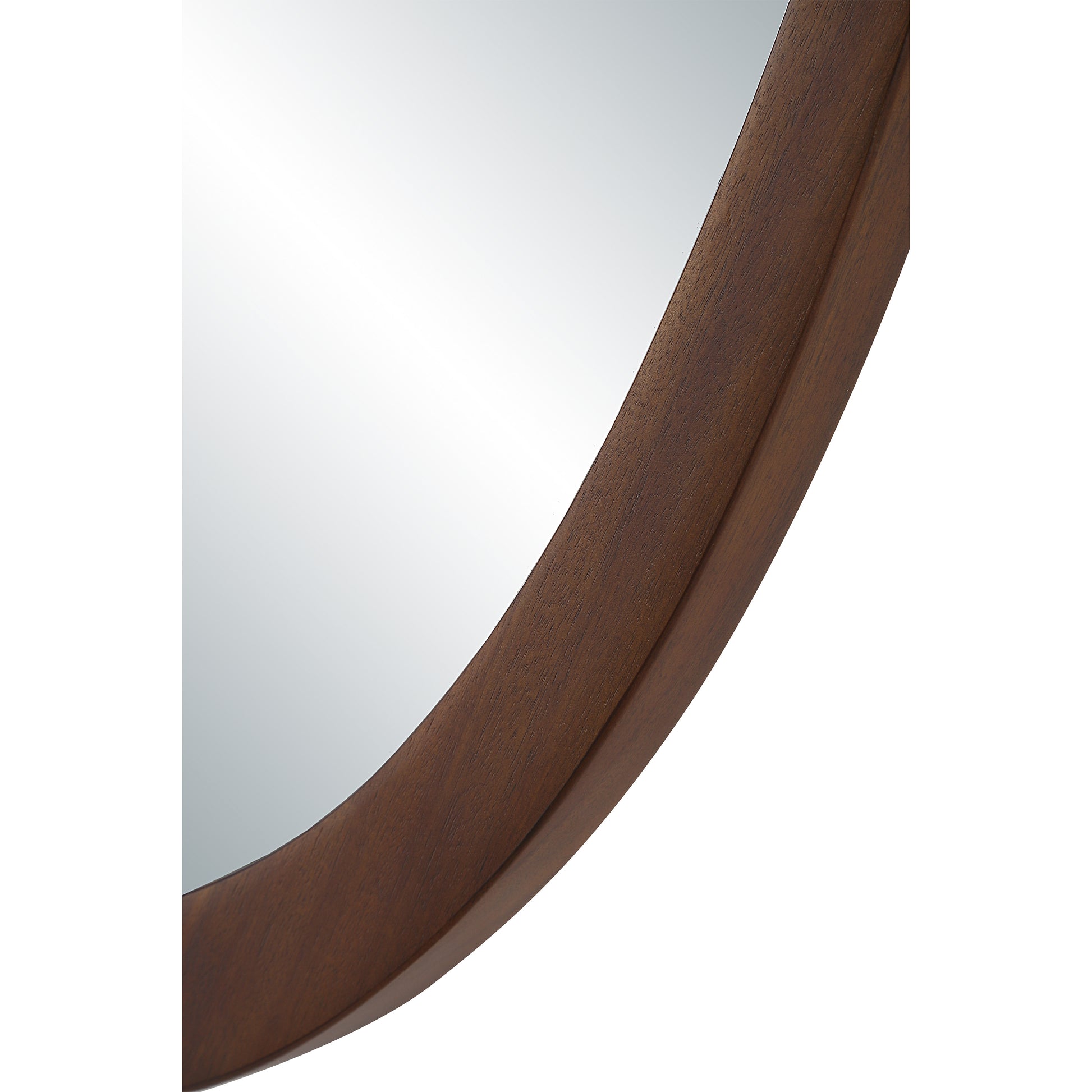 Borago 46" H x 36" W Wall Mirror, Brown-Mirror-DECOROLALA