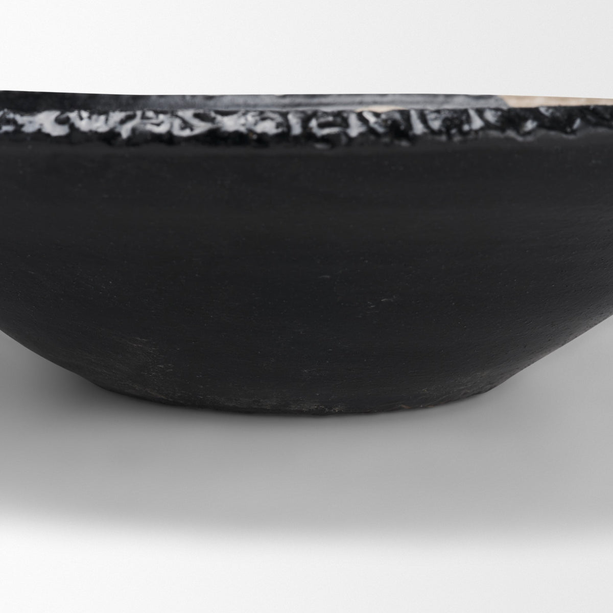 Bosma Black and Cream Ceramic Decorative Bowl-Bowls-DECOROLALA