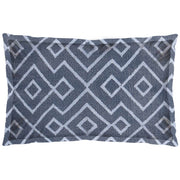 Boswell 13x21 Blue Diamond Patterned Pillow Cover w/Non-Allergen Filler-Decorative Pillows-DECOROLALA