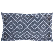 Boswell 14x26 Blue Diamond Patterned Pillow Cover-Decorative Pillows-DECOROLALA