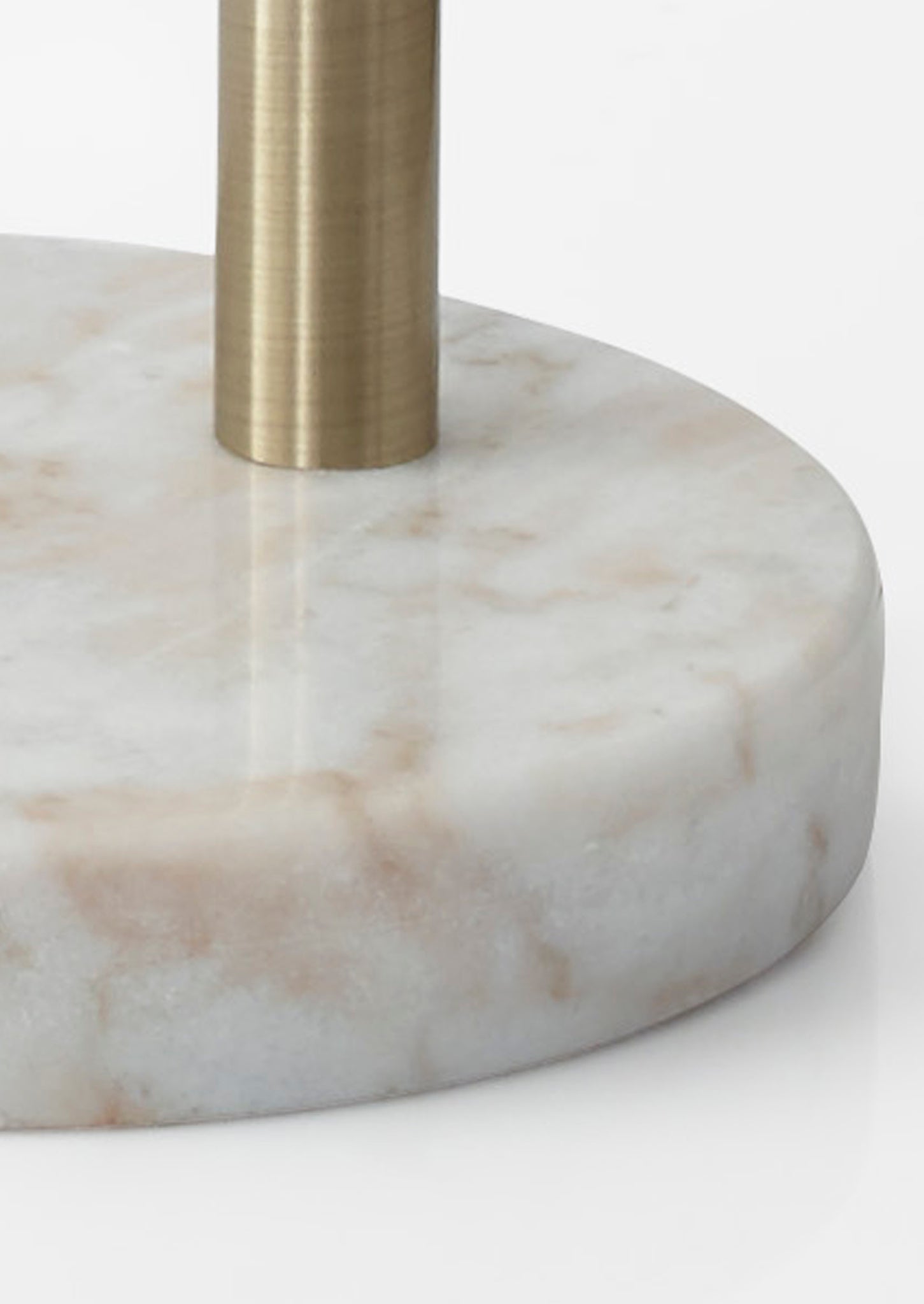 Bowery Arc Lamp - Antique Brass Marble Base-Lighting-DECOROLALA