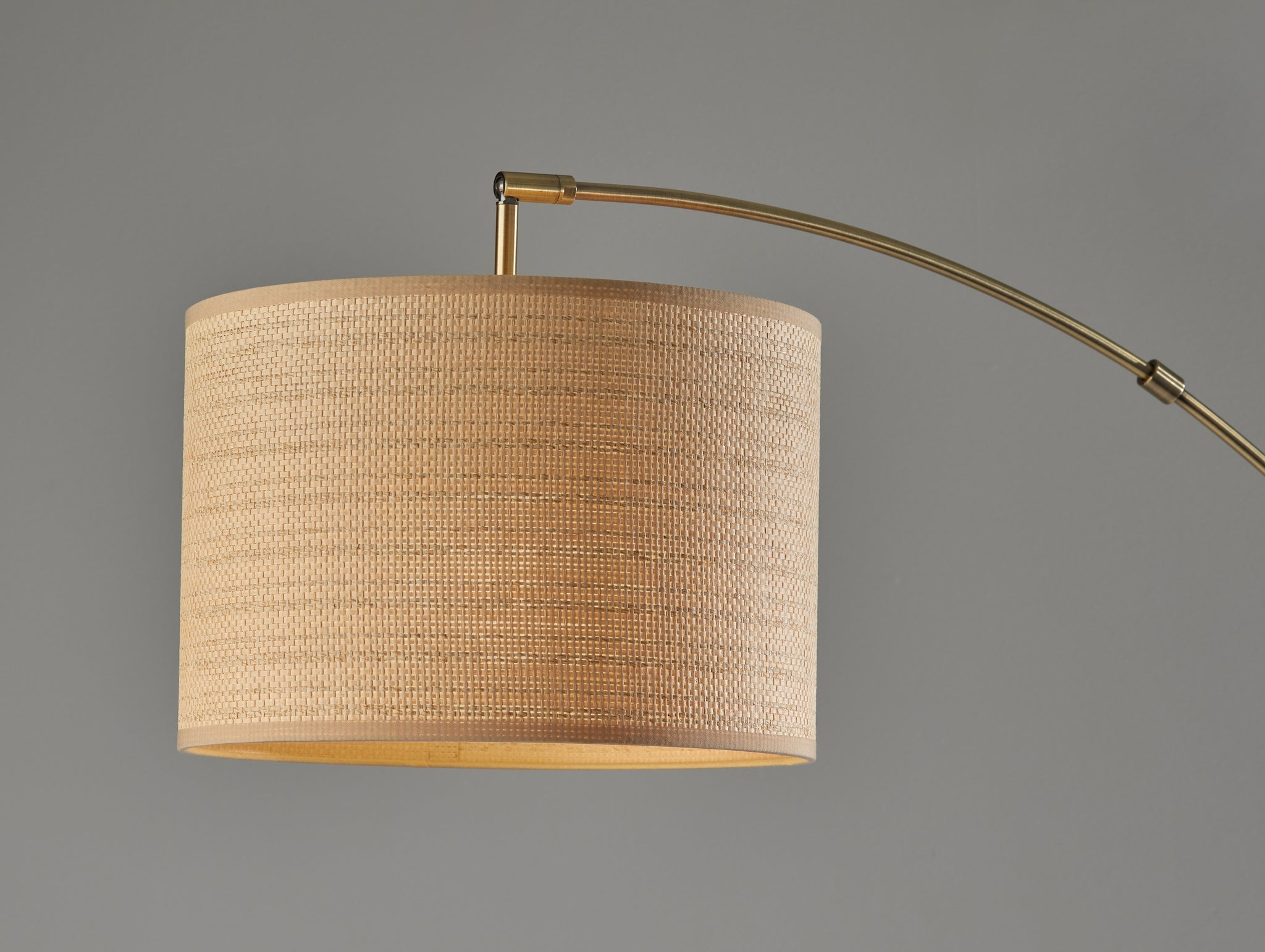 Bowery Arc Lamp - Brass Adjustable-Lighting-DECOROLALA