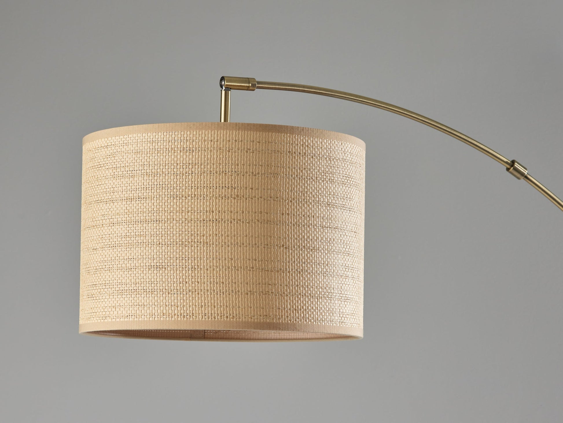 Bowery Arc Lamp - Brass Adjustable-Lighting-DECOROLALA
