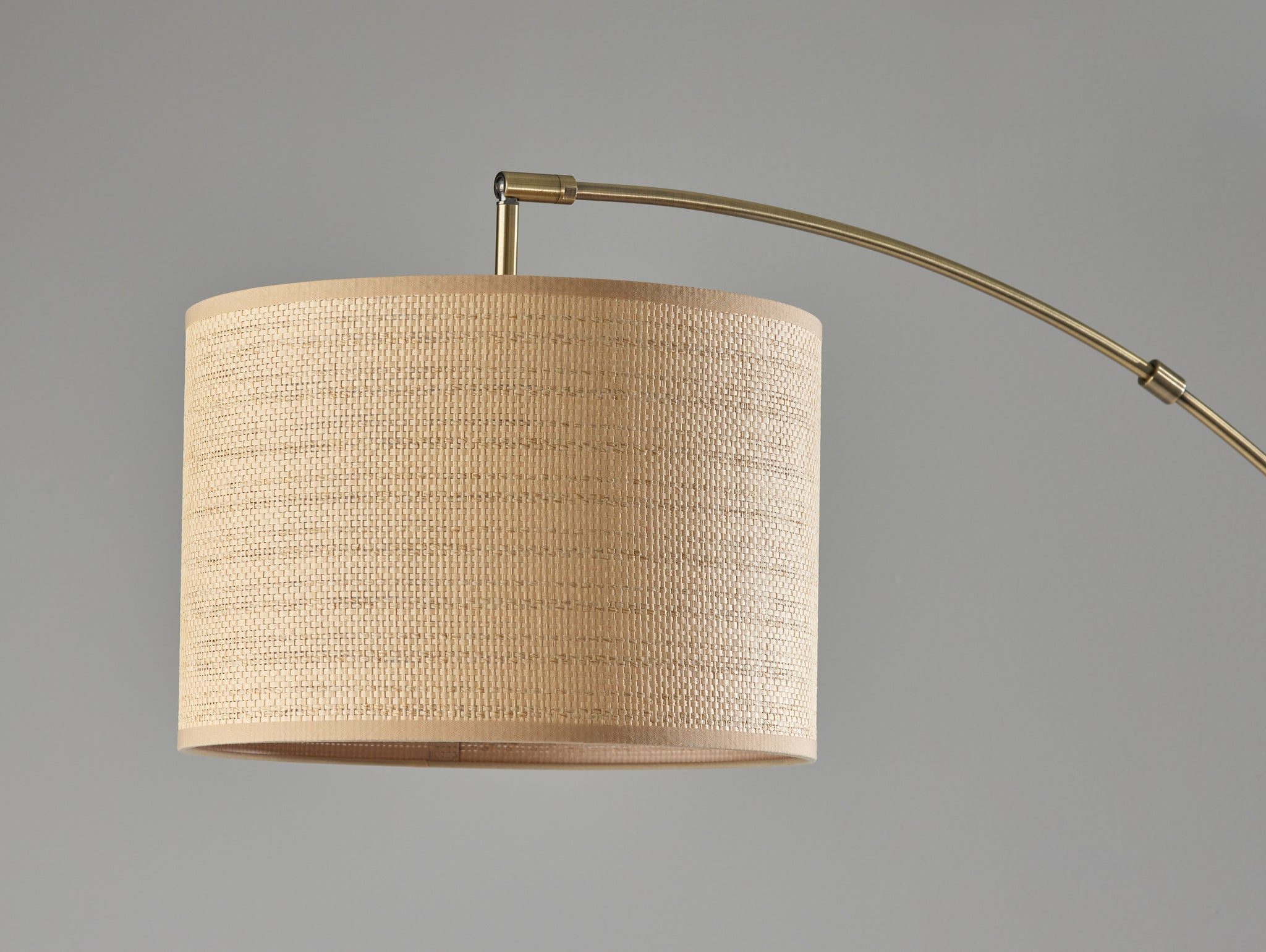 Bowery Arc Lamp - Brass Adjustable-Lighting-DECOROLALA