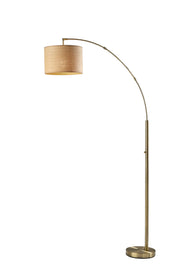 Bowery Arc Lamp - Brass Adjustable-Lighting-DECOROLALA