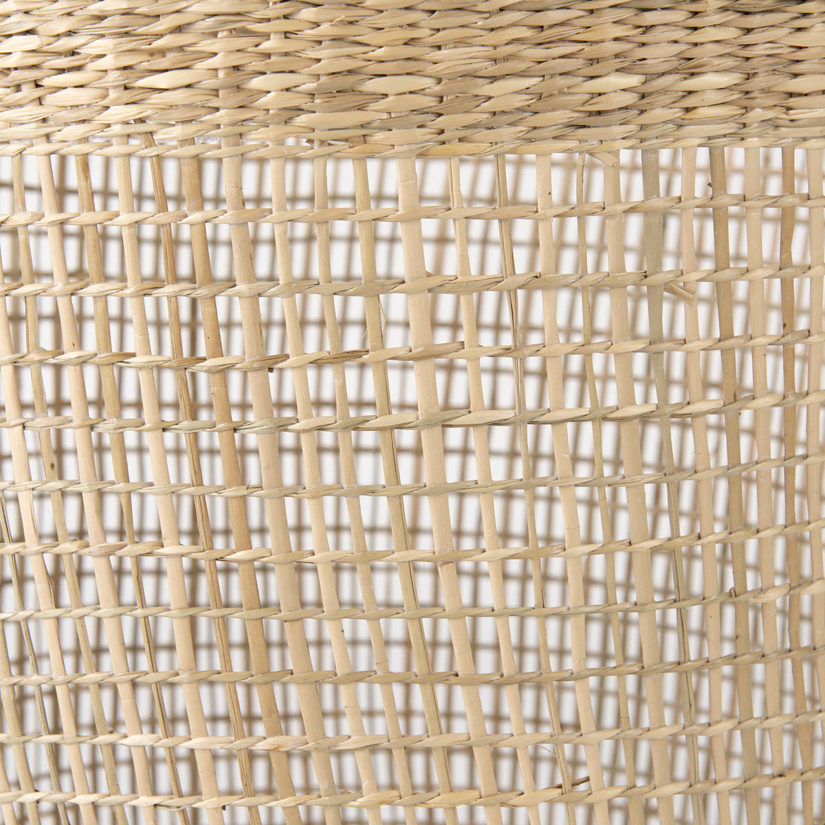 Bowie 19.7L x 19.7W x 19.7H (Set of 3) Medium Brown Seagrass Round Basket W/ Handles-Decorative Baskets-DECOROLALA