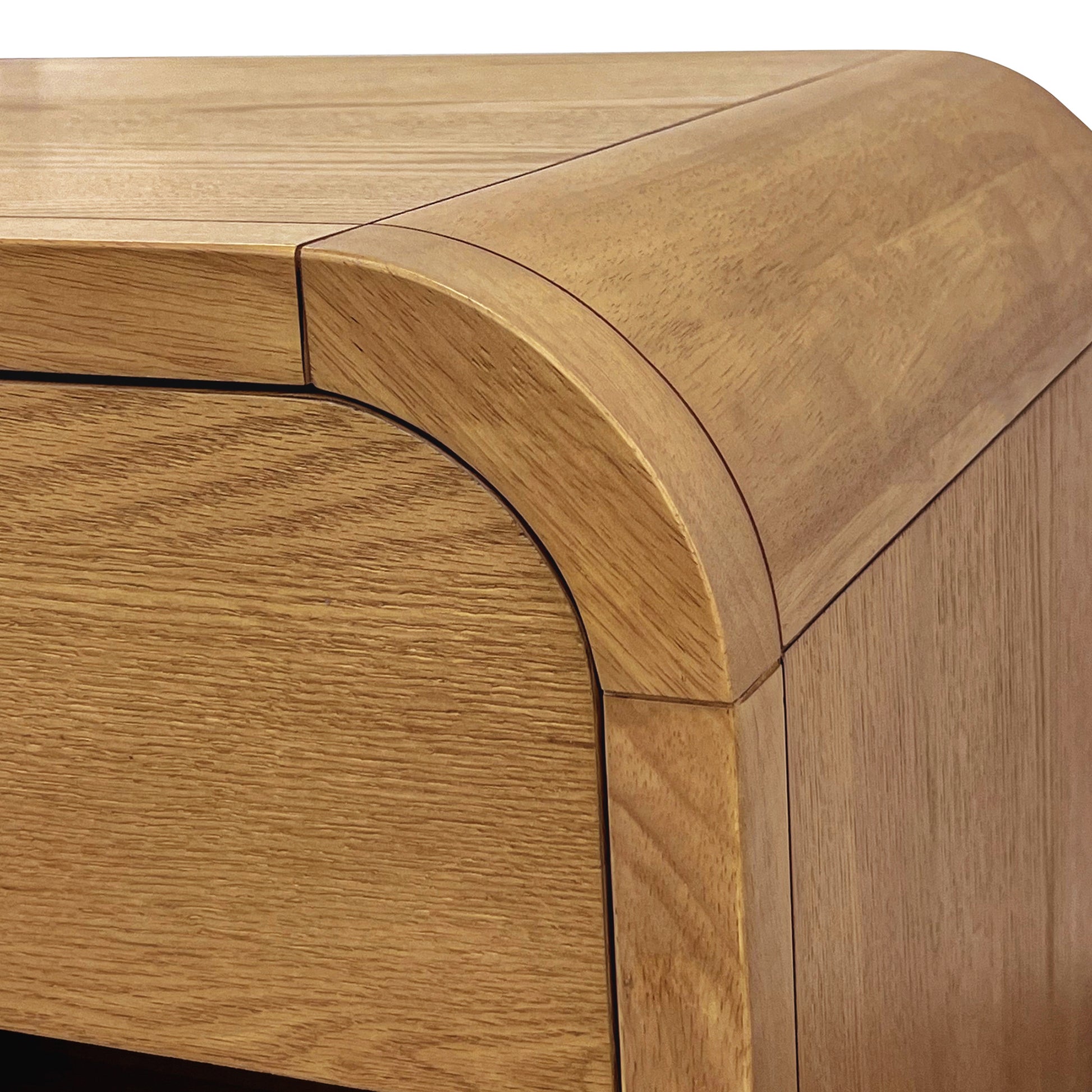Bowman 1-Drawer Accent Table with Charging Station - Natural-DECOROLALA