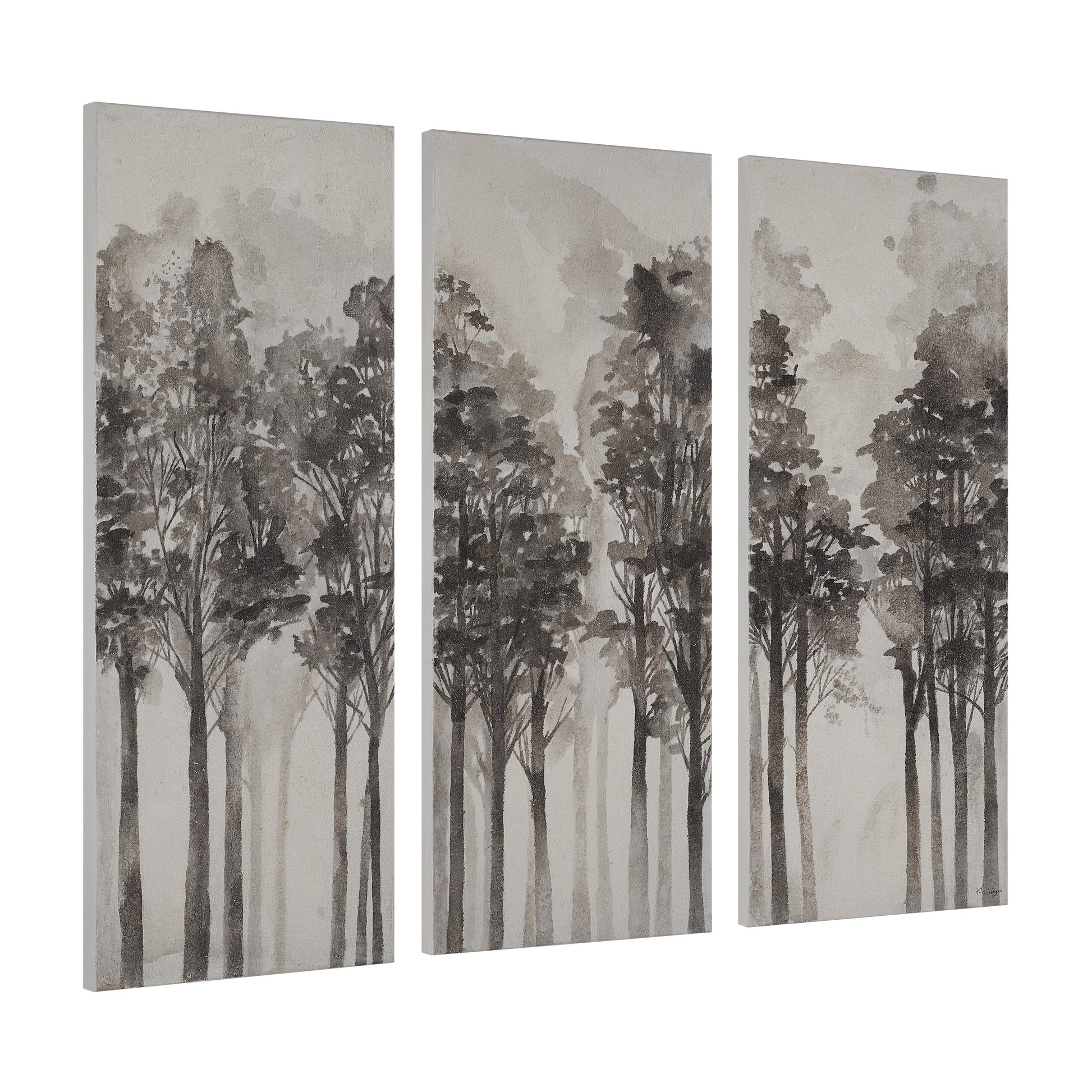 Branching Out 50" H x 20" W Canvas Art, (3 Piece Set)-Canvas Print-DECOROLALA