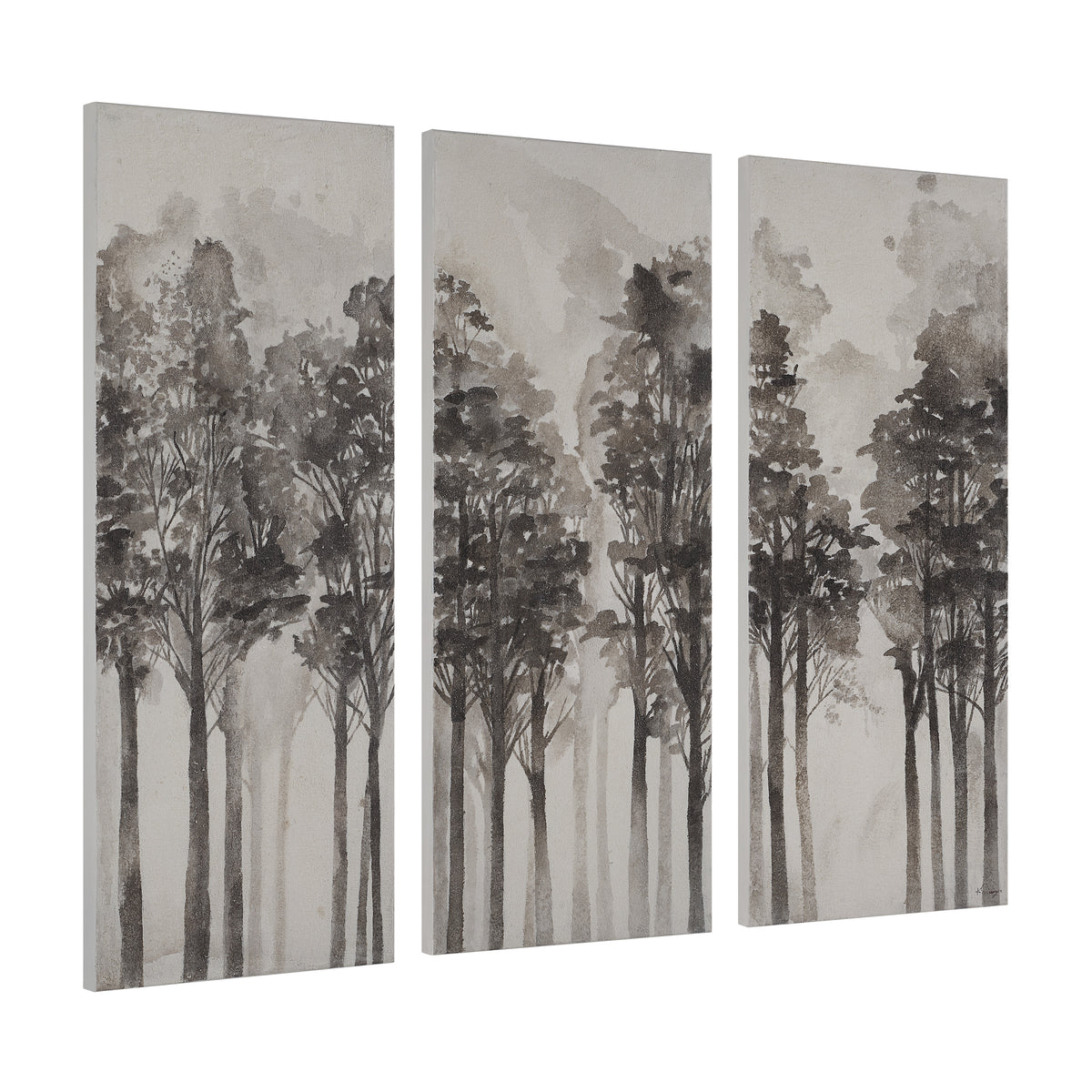 Branching Out 50" H x 20" W Canvas Art, (3 Piece Set)-Canvas Prints-DECOROLALA