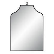 Breda 45" Tall Recatangular Arch Mirror, Matte Black-Mirrors-DECOROLALA