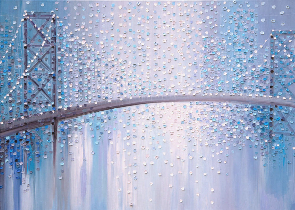 Bridge In the Mist-canvas-DECOROLALA