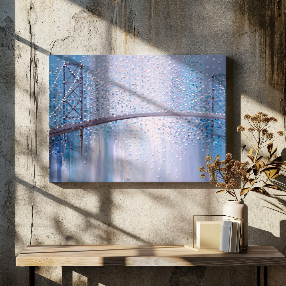 Bridge In the Mist-canvas-DECOROLALA