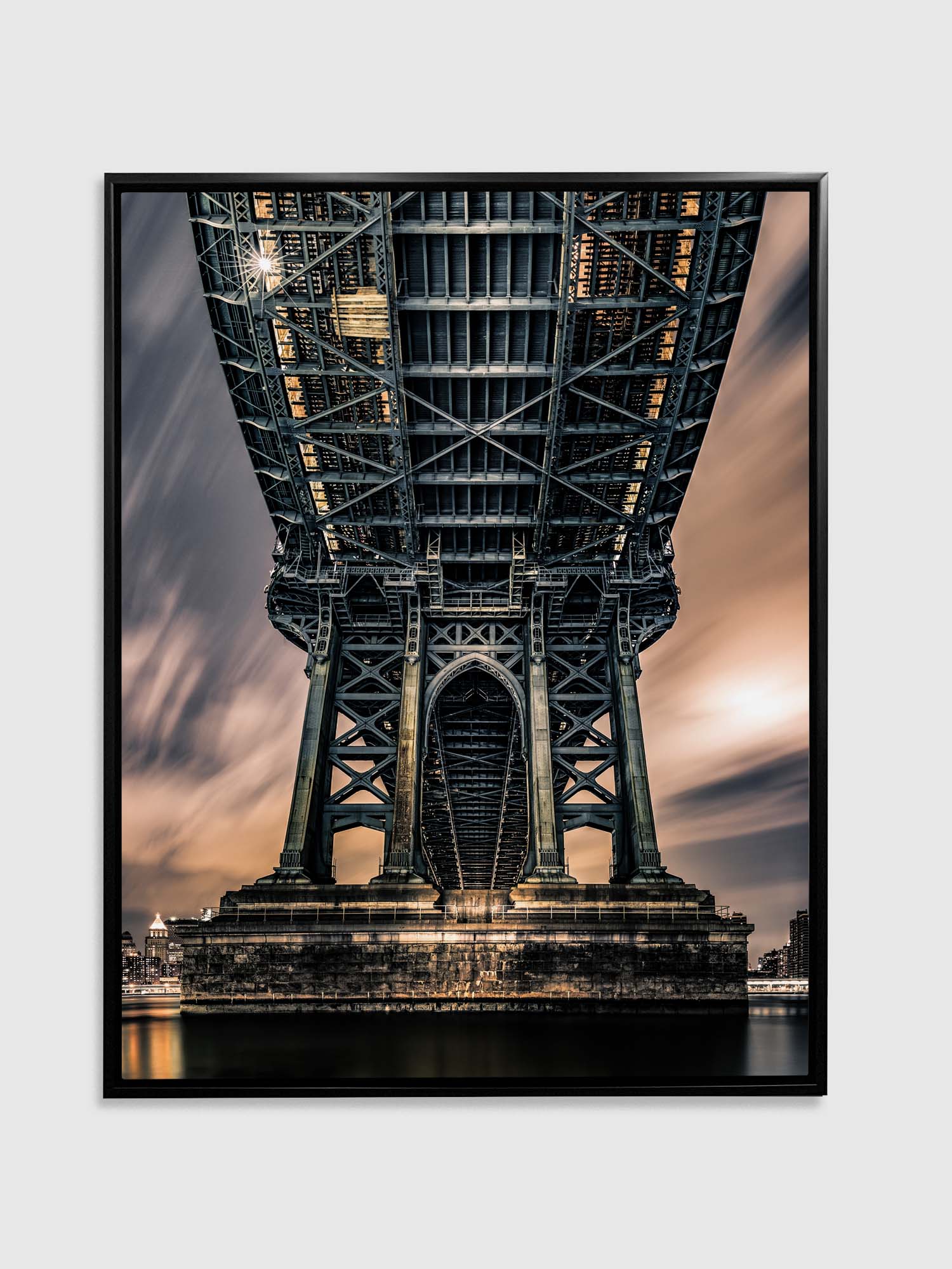 Bridge Symmetry 36x48 Manhattan Wall Art-Print-DECOROLALA