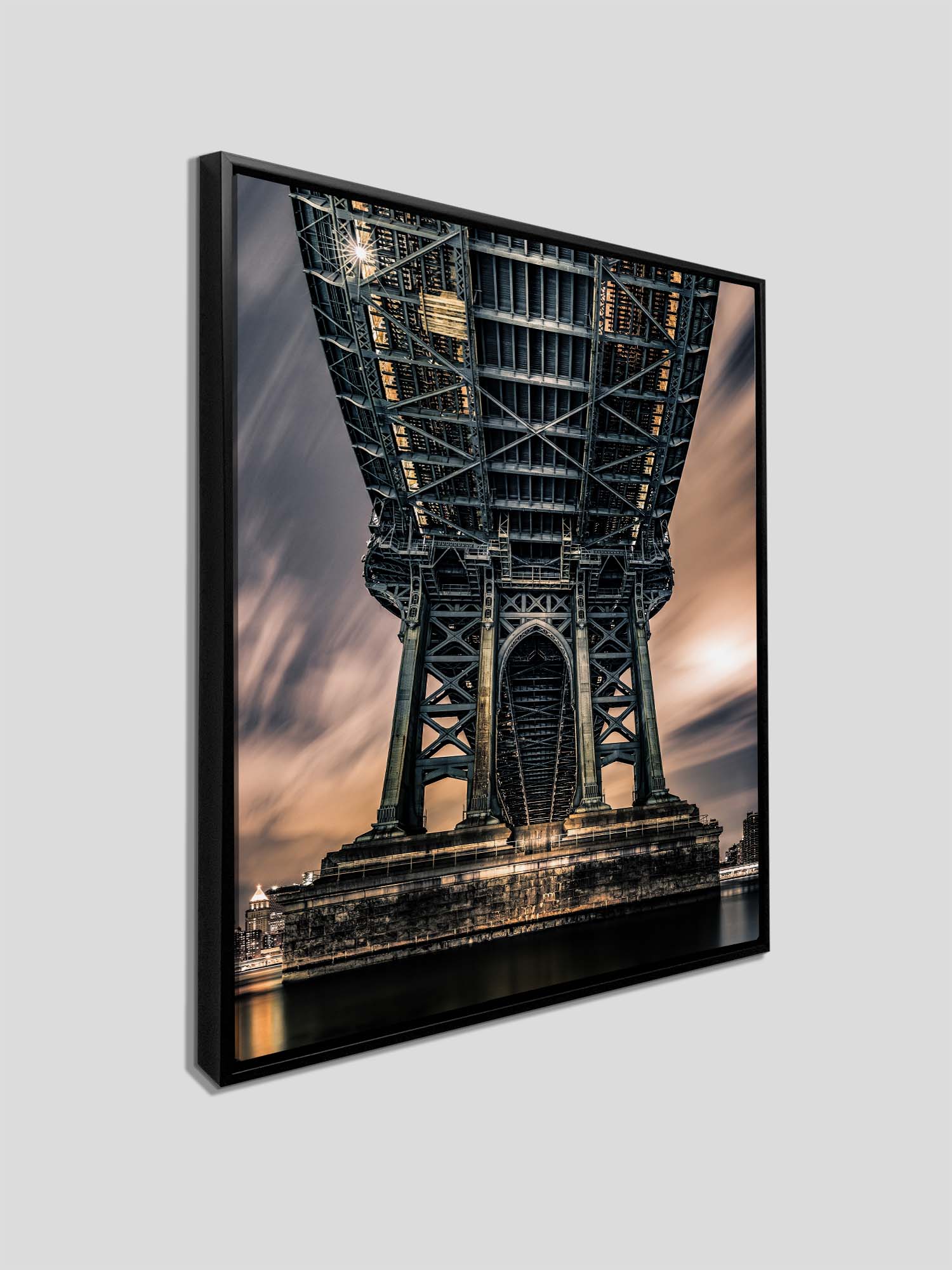 Bridge Symmetry 36x48 Manhattan Wall Art-Print-DECOROLALA