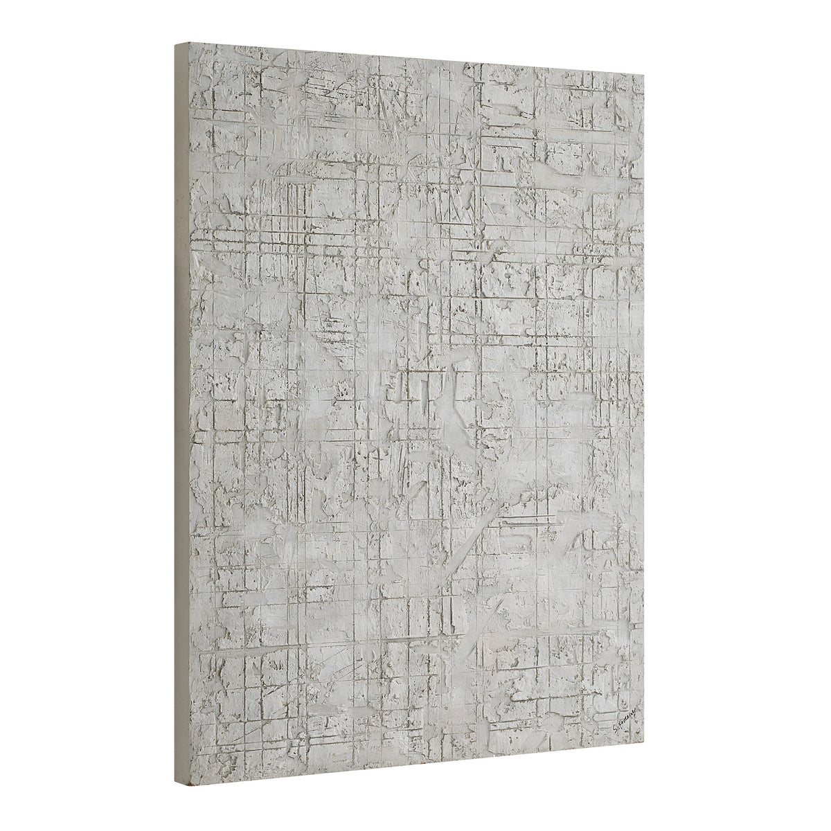Brigitta 36" Wide Wall Decor, White-Wall Art Prints-DECOROLALA
