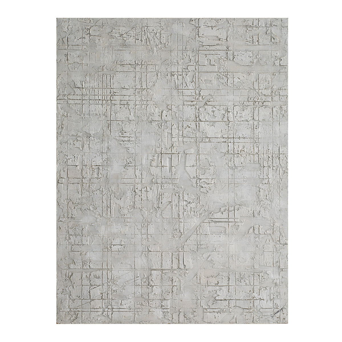 Brigitta 36" Wide Wall Decor, White-Wall Art Prints-DECOROLALA