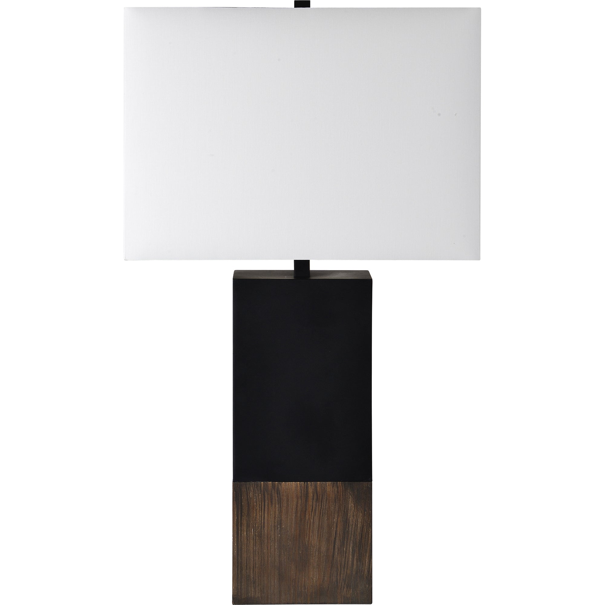 Broma 30" Table Lamp, Brown Wood-Table Lamp-DECOROLALA