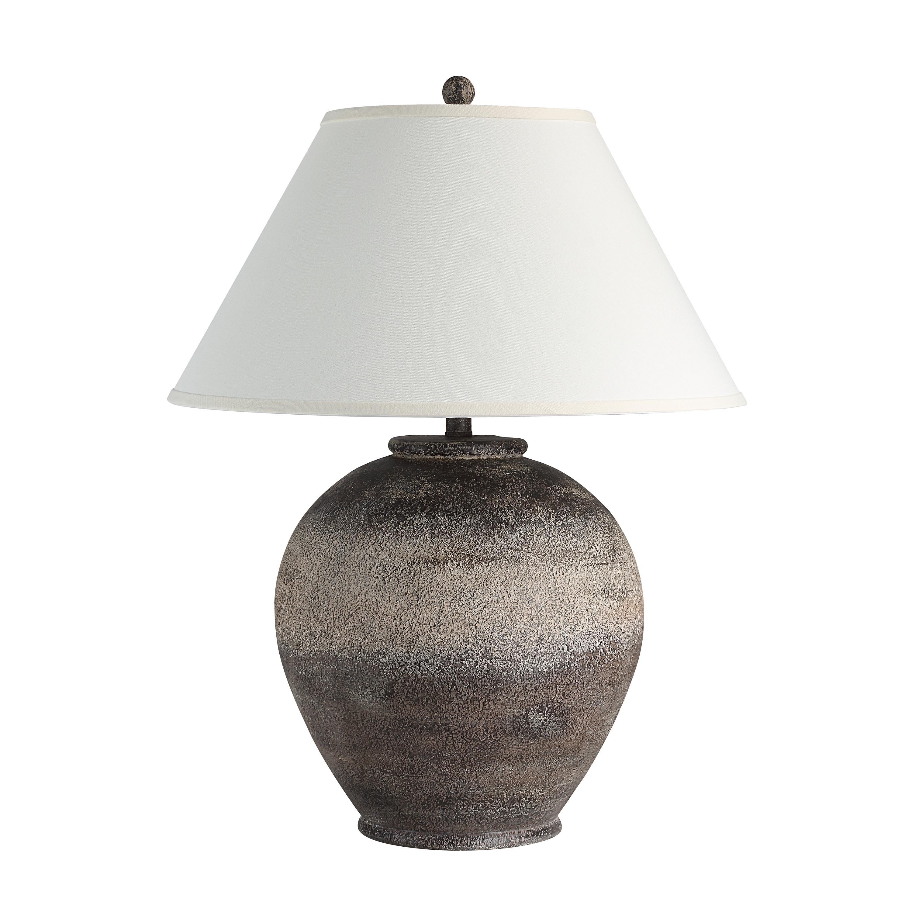 Bronce 29" Table Lamp with 3-Way Switch, Brown-Table Lamp-DECOROLALA