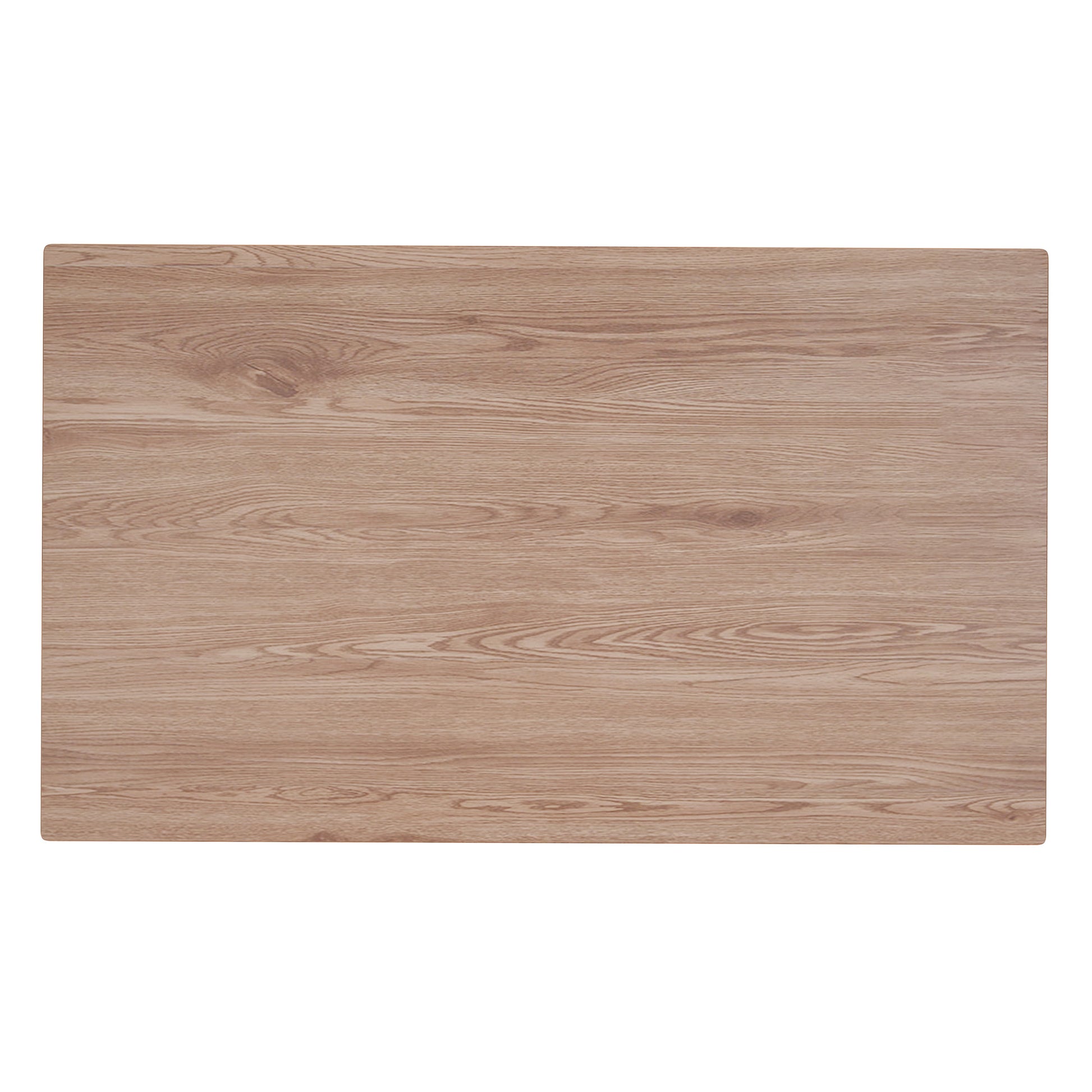 Bronx Dining Table - Natural Wood Grain with Black Metal Base-DECOROLALA
