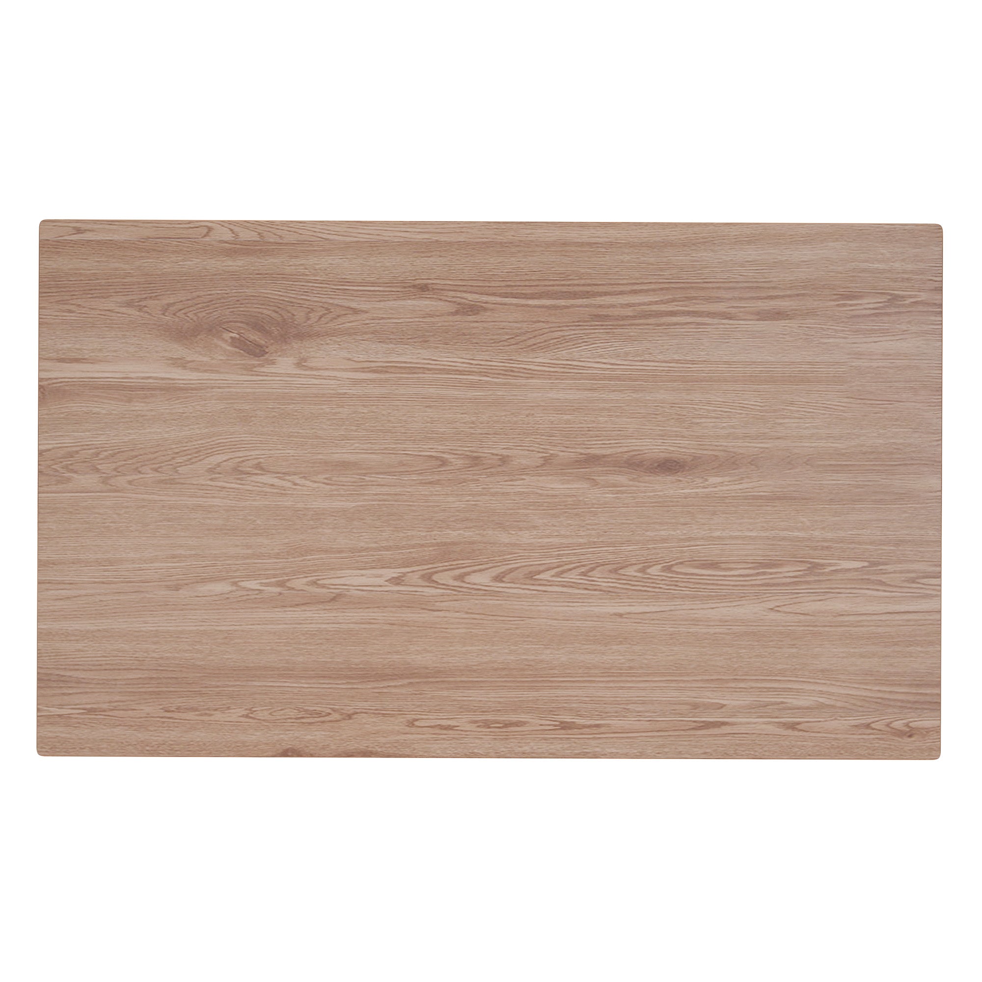 Bronx Dining Table - Natural Wood Grain with Black Metal Base-DECOROLALA