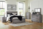 Bronyan Queen Bedroom Set - 5 Pc Dark Gray-5 Piece Bedroom Sets-DECOROLALA