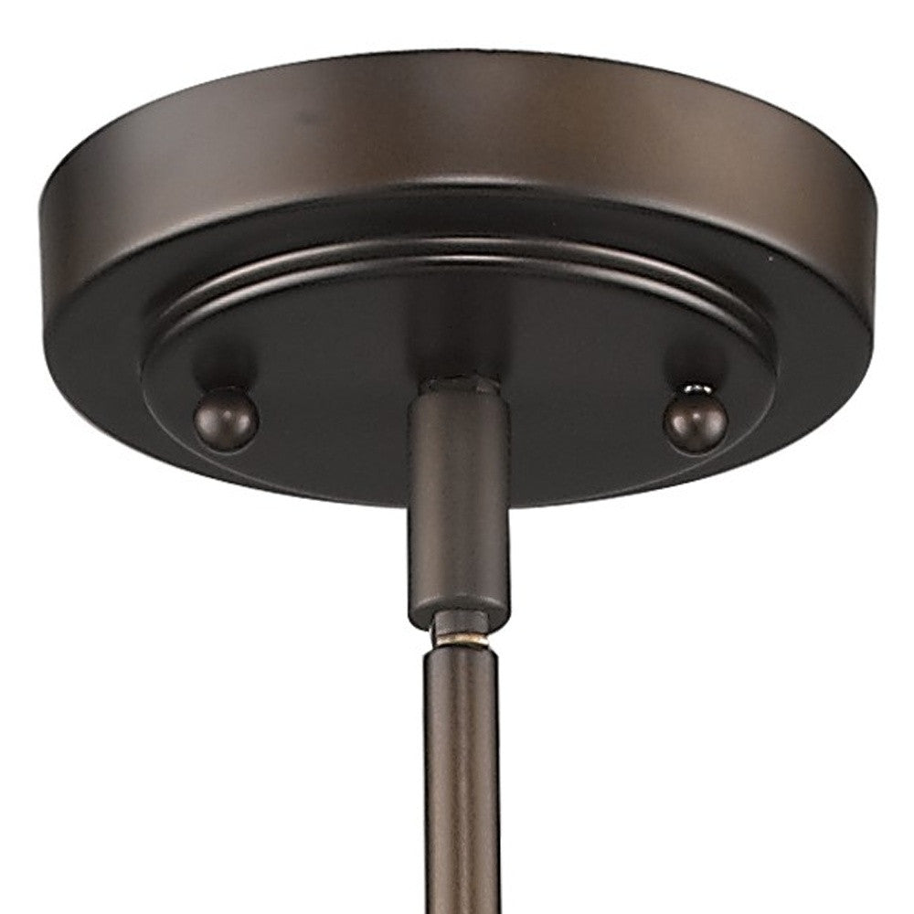 Bronze Frosted Glass Hanging Light-Chandeliers-DECOROLALA