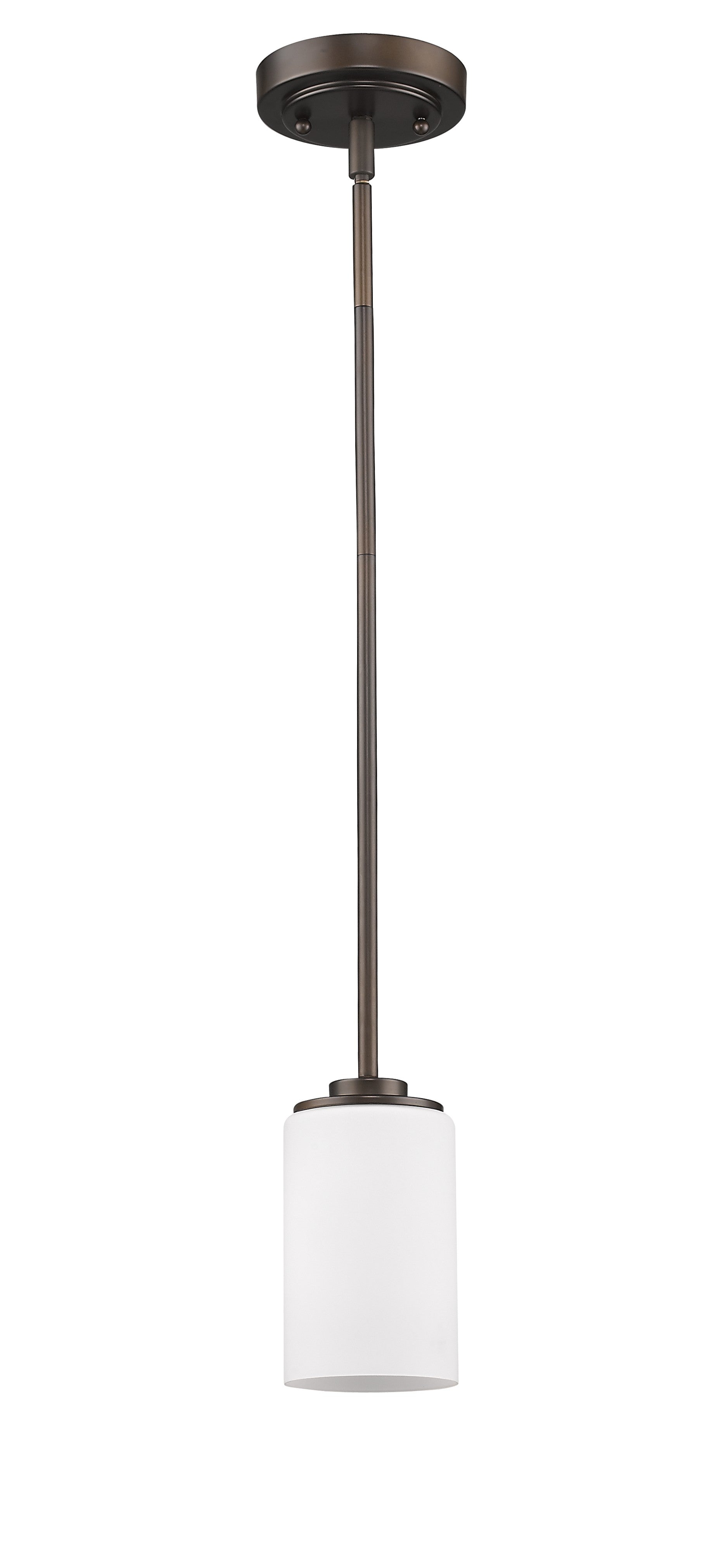 Bronze Frosted Glass Hanging Light-Chandeliers-DECOROLALA