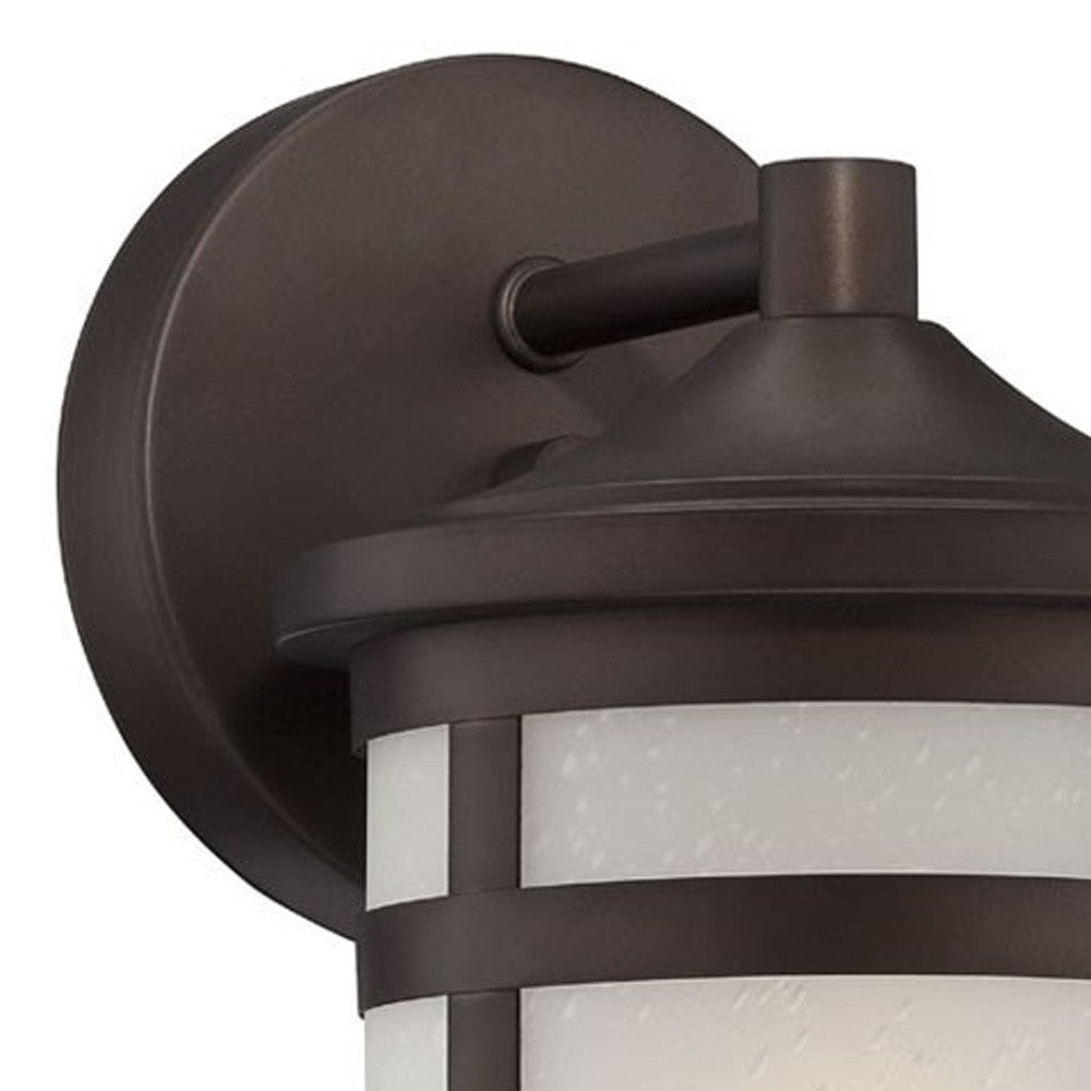 Bronze Hanging Lantern Shape Wall Light-Outdoor Lighting-DECOROLALA