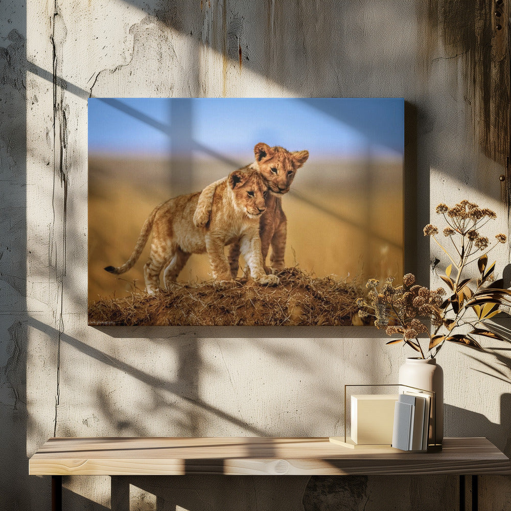 Brothers for Life-Canvas Print-DECOROLALA