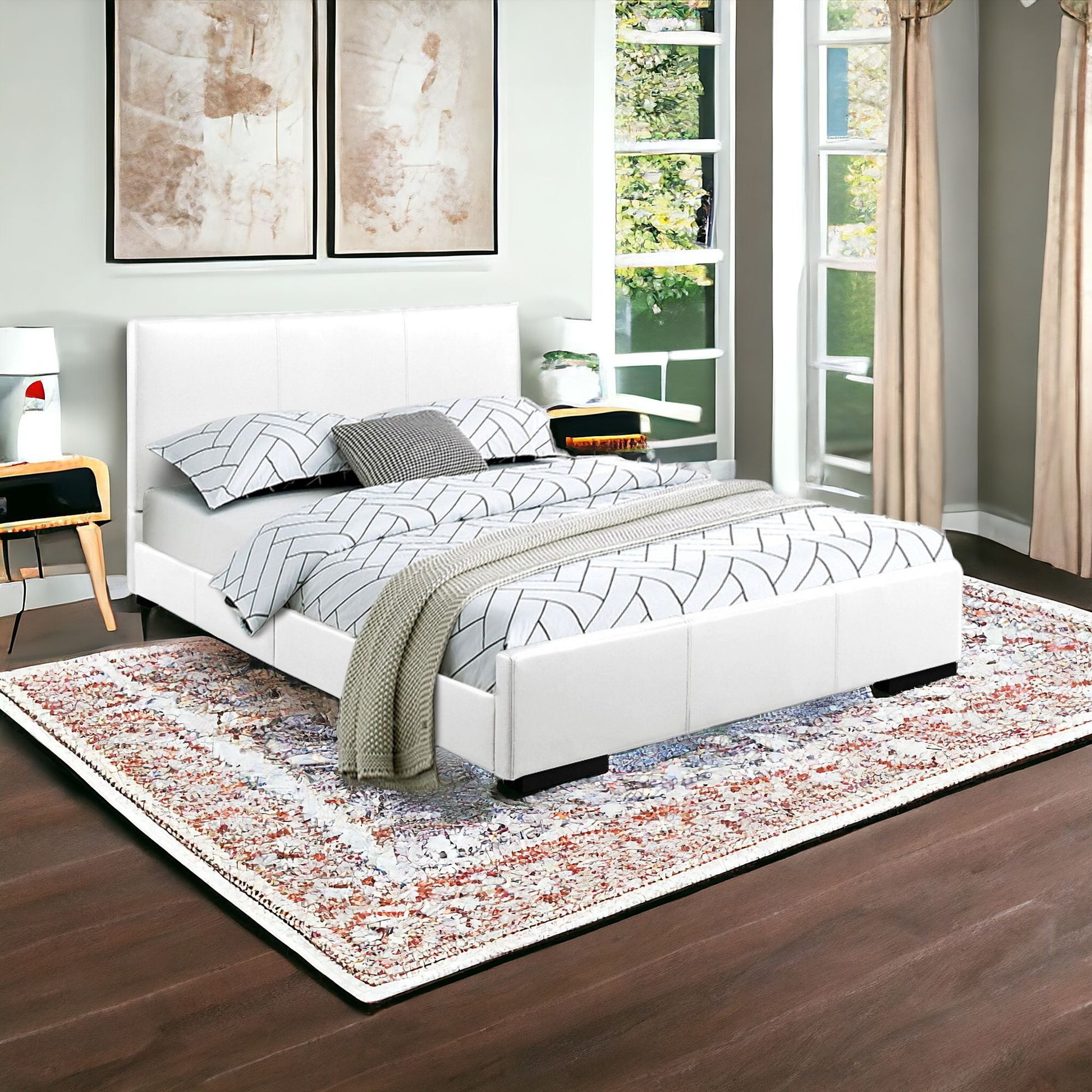 Brown Platform Twin Bed-Standard Beds-DECOROLALA