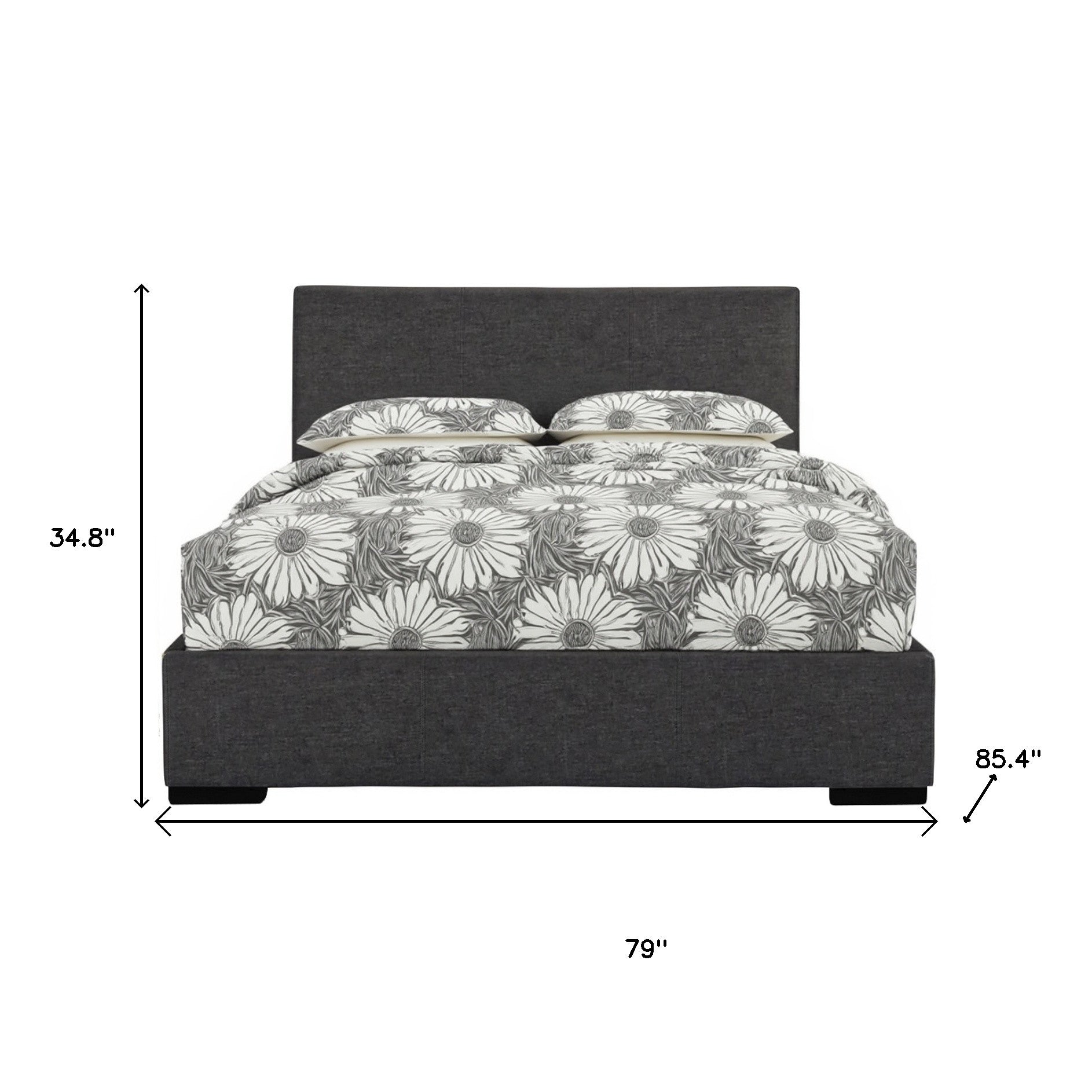 Brown Platform Twin Bed-Standard Beds-DECOROLALA