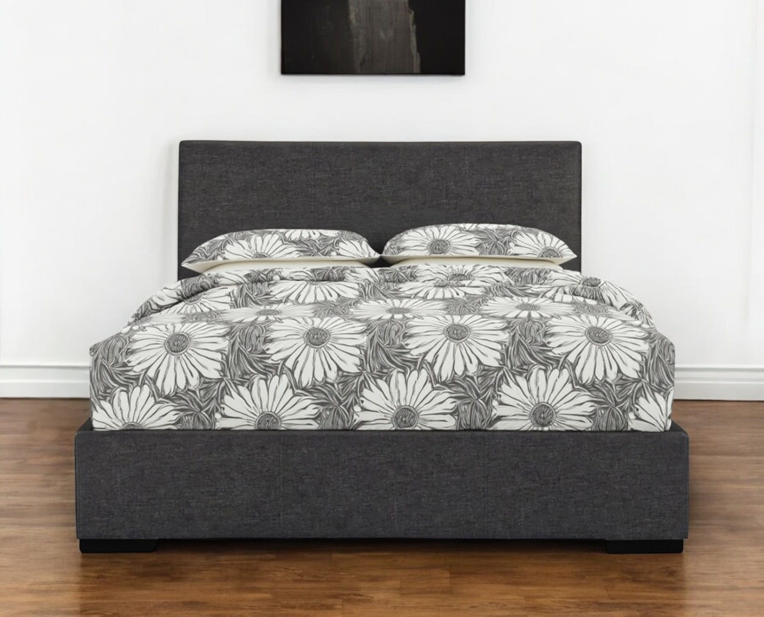 Brown Platform Twin Bed-Standard Beds-DECOROLALA