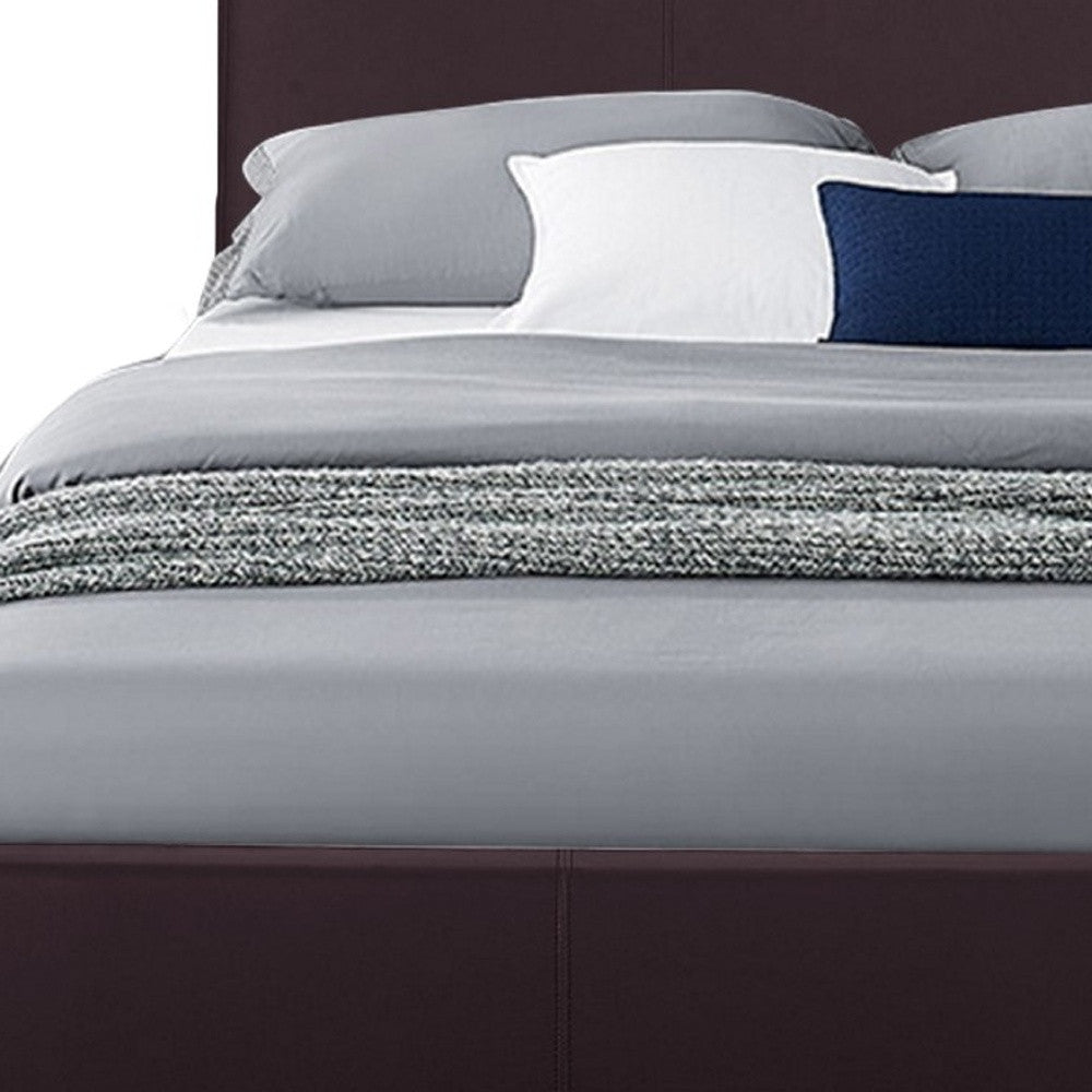 Brown Platform Twin Bed-Standard Beds-DECOROLALA