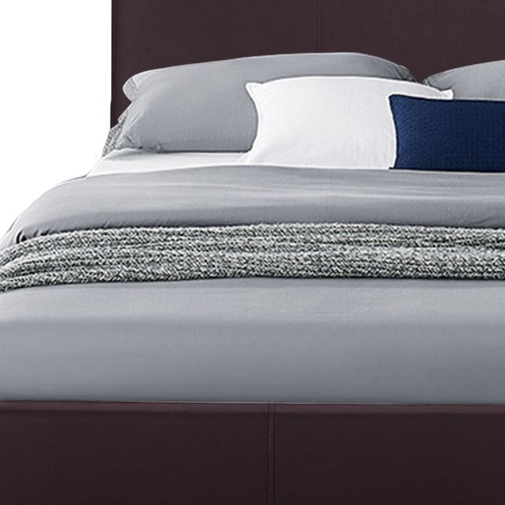 Brown Platform Twin Bed-Standard Beds-DECOROLALA