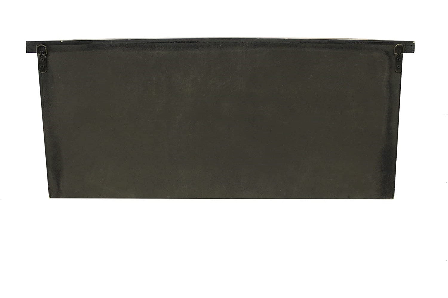 Brown Rustic Wooden Wall Shelf With 3 Drawers And Hooks-Wall Mounted Shelves-DECOROLALA