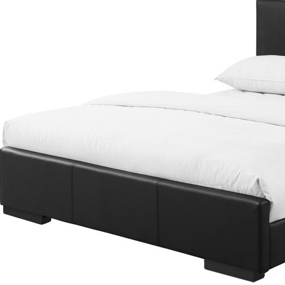 Brown Upholstered Twin Platform Bed-Standard Beds-DECOROLALA