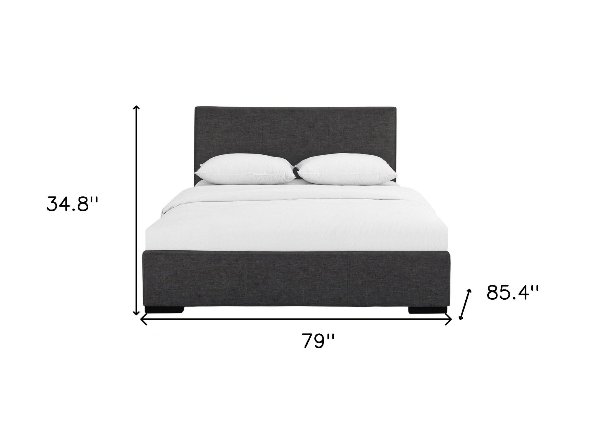 Brown Upholstered Twin Platform Bed-Standard Beds-DECOROLALA