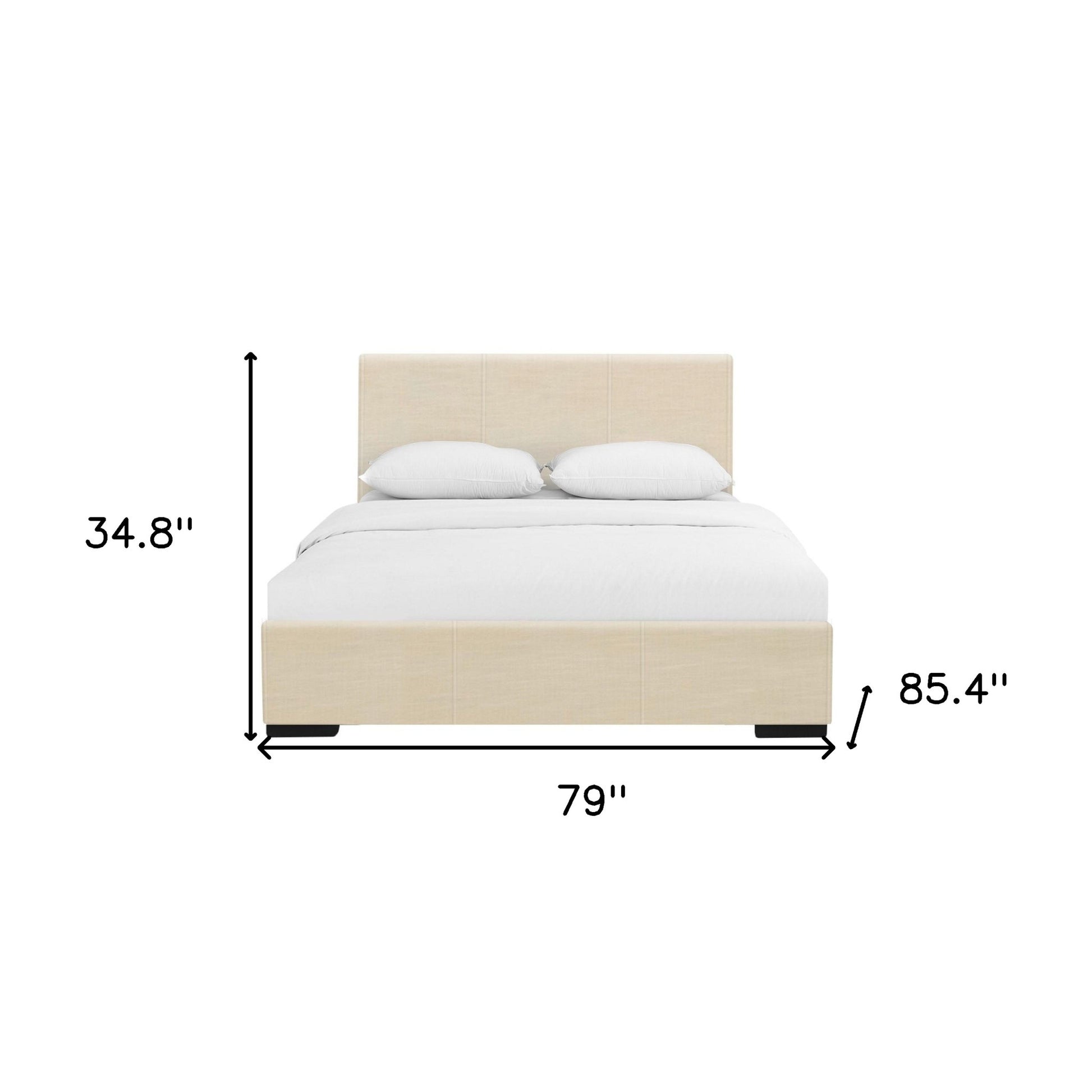 Brown Upholstered Twin Platform Bed-Standard Beds-DECOROLALA