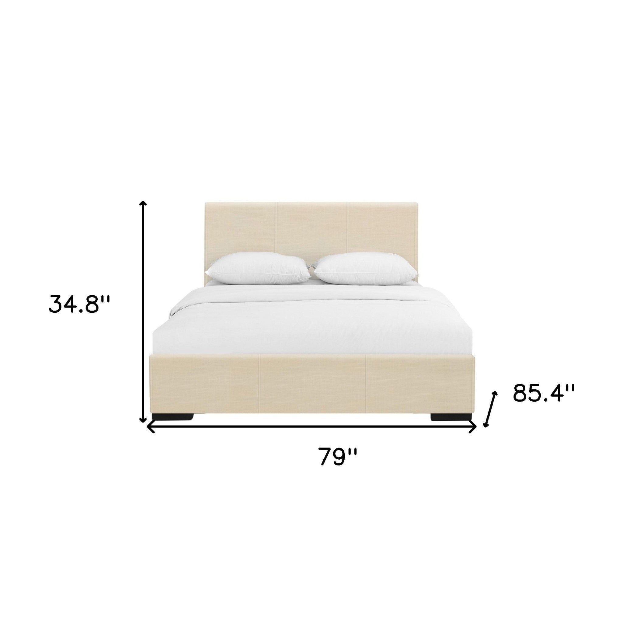 Brown Upholstered Twin Platform Bed-Standard Beds-DECOROLALA