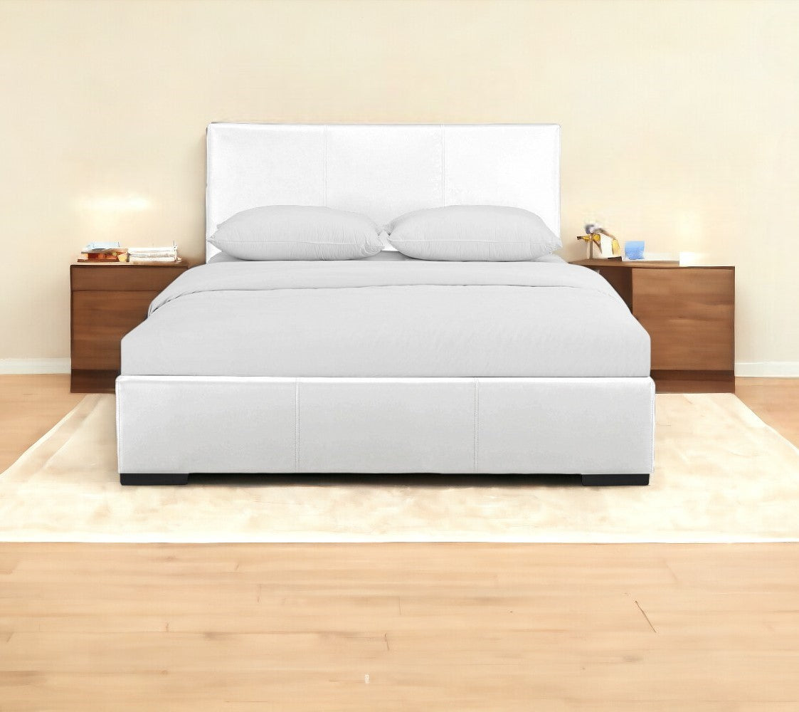 Brown Upholstered Twin Platform Bed-Standard Beds-DECOROLALA