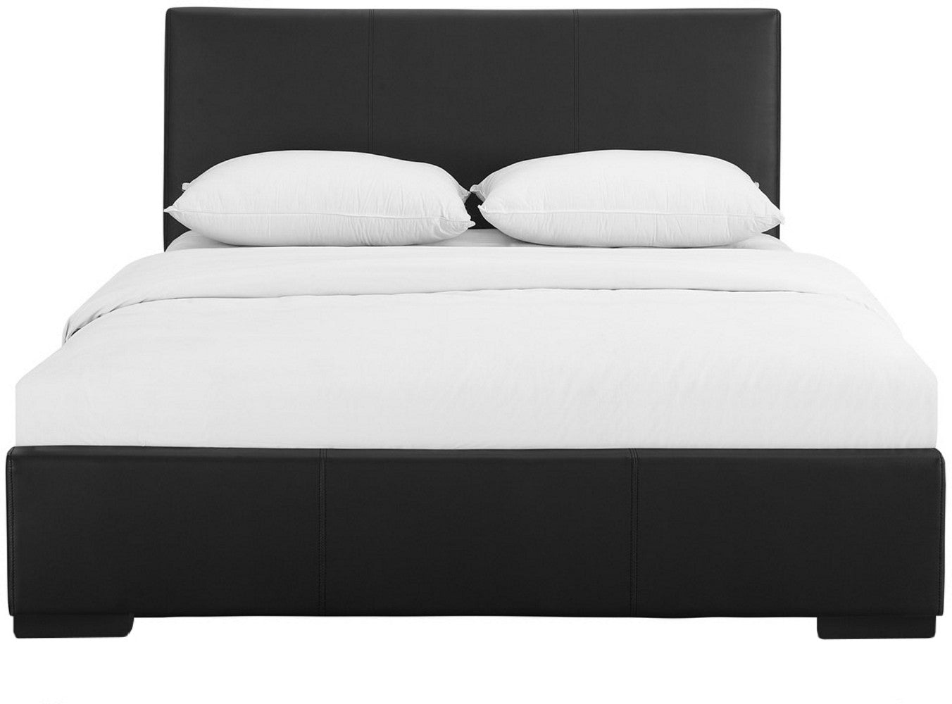 Brown Upholstered Twin Platform Bed-Standard Beds-DECOROLALA