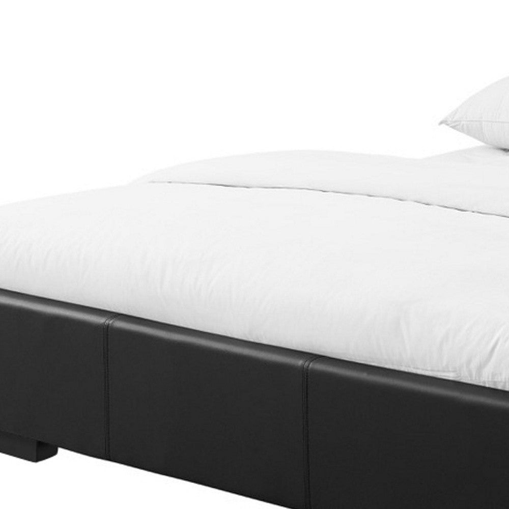 Brown Upholstered Twin Platform Bed-Standard Beds-DECOROLALA