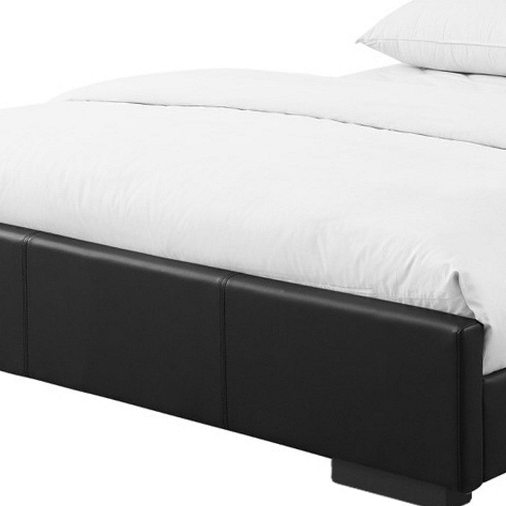 Brown Upholstered Twin Platform Bed-Standard Beds-DECOROLALA