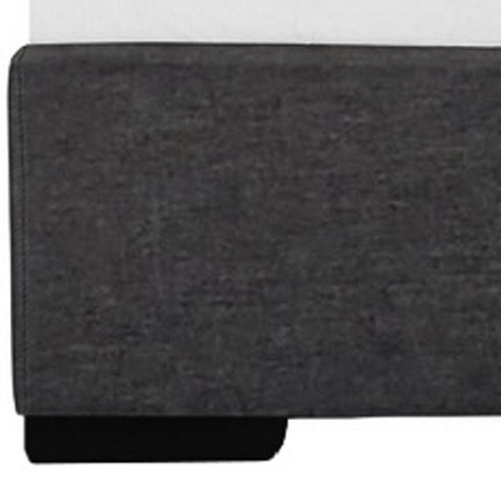 Brown Upholstered Twin Platform Bed-Standard Beds-DECOROLALA